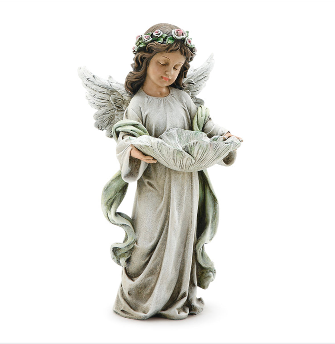 Pastel Angel girl birdfeeder